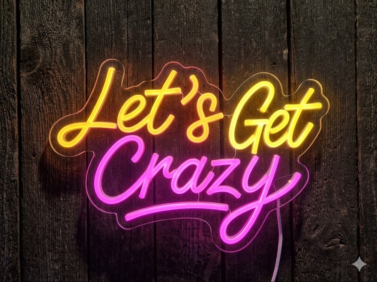 Neon Let's Get Crazy na evencie z oprawą muzyczną FLOW
